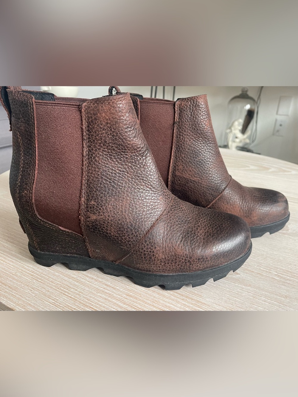 Sorel Joan of Artic II Waterproof boots in “Burro” size 9